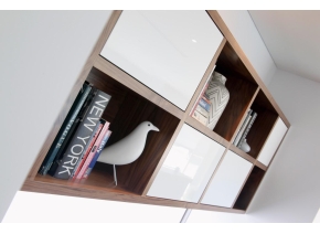 Custom Wall Hung Bookcase Custom Wall Hung Bookcase